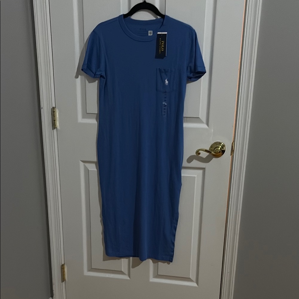 Blue Polo Dress